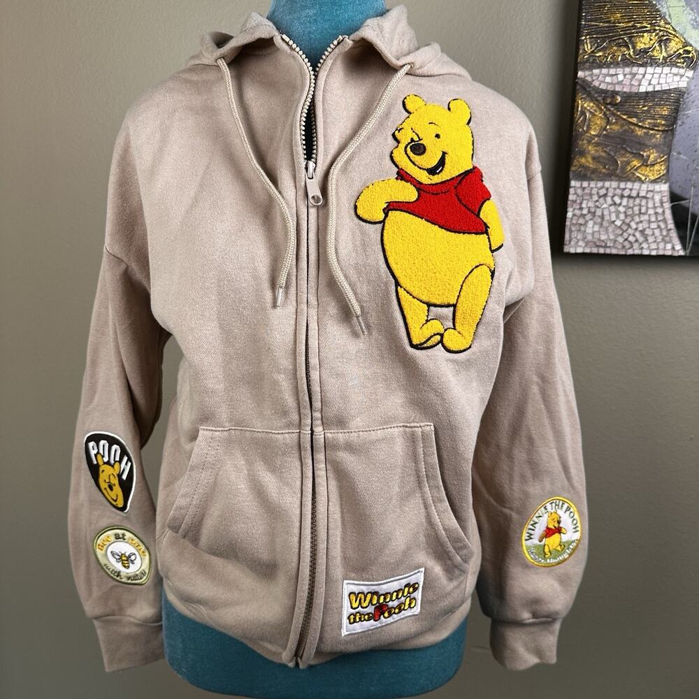 Winnie the Pooh Disney women M Zip Hoodie Excellent - Picture 3 of 16